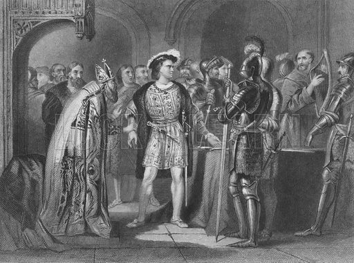 Thomas FitzGerald, 10th Earl of Kildare, renouncing his allegiance to Henry VIII of England